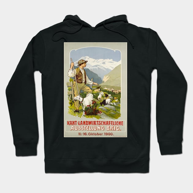 Brig, Kant-Landwirtschaftliche Ausstellung,Travel Poster Hoodie by BokeeLee